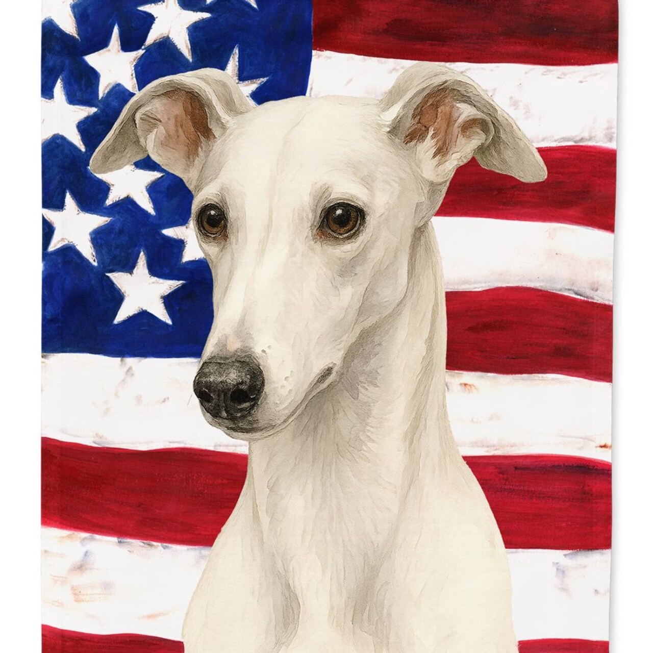 Edge Collections - 28" X 40" - White - Greyhound Large Porch Sleeveative Outside - 1 Piece